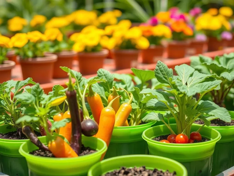 Jak założyć ogród warzywny w doniczkach?