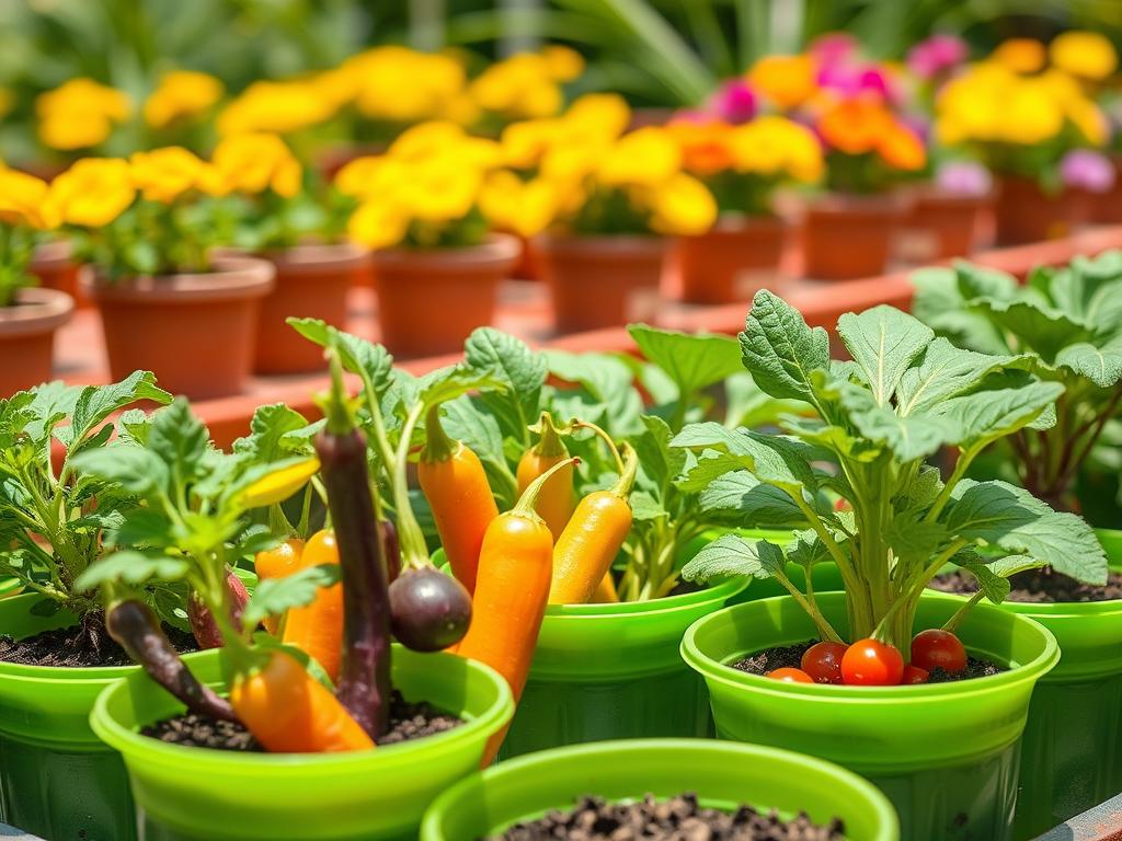 Jak założyć ogród warzywny w doniczkach?